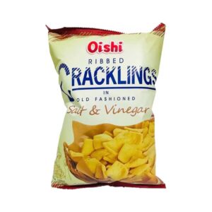 RIBBED CRACKLING SALT/VINEGAR CHIPS (90g)